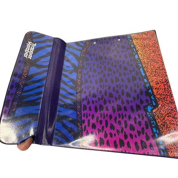 Trapper Keeper - Vintage Retro Style Portfolio Binder Animal Print WITH FOLDERS - Picture 8 of 8